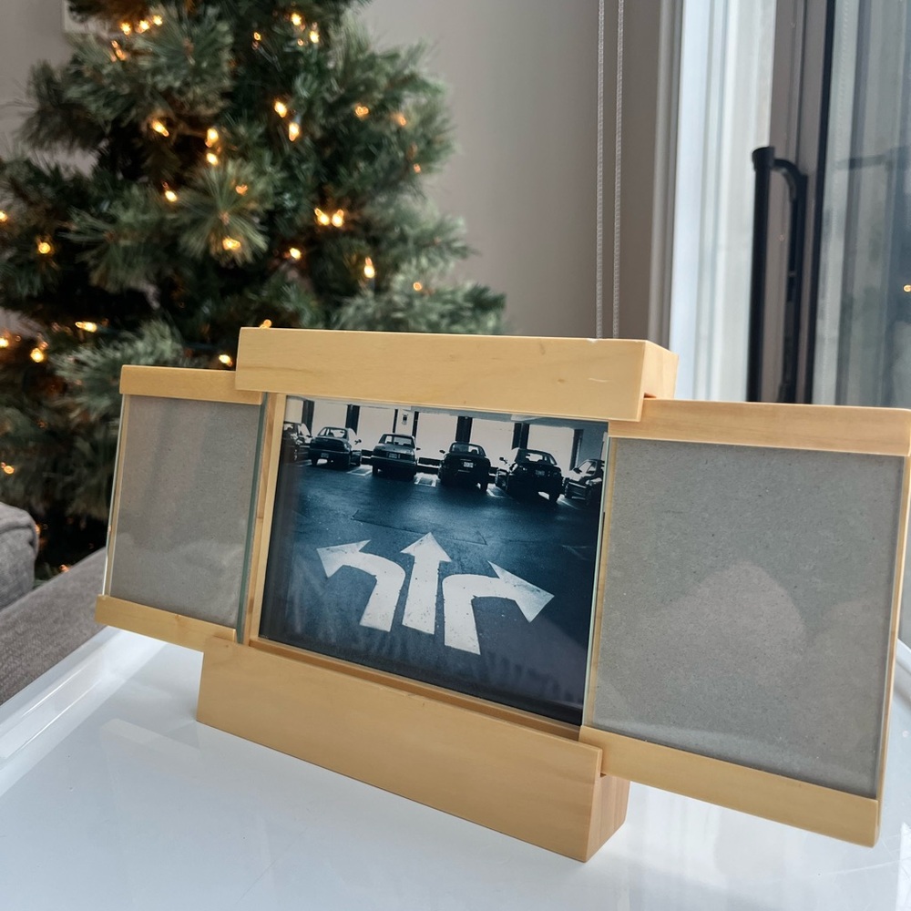 Umbra Modern Blond Wood Triple Frame